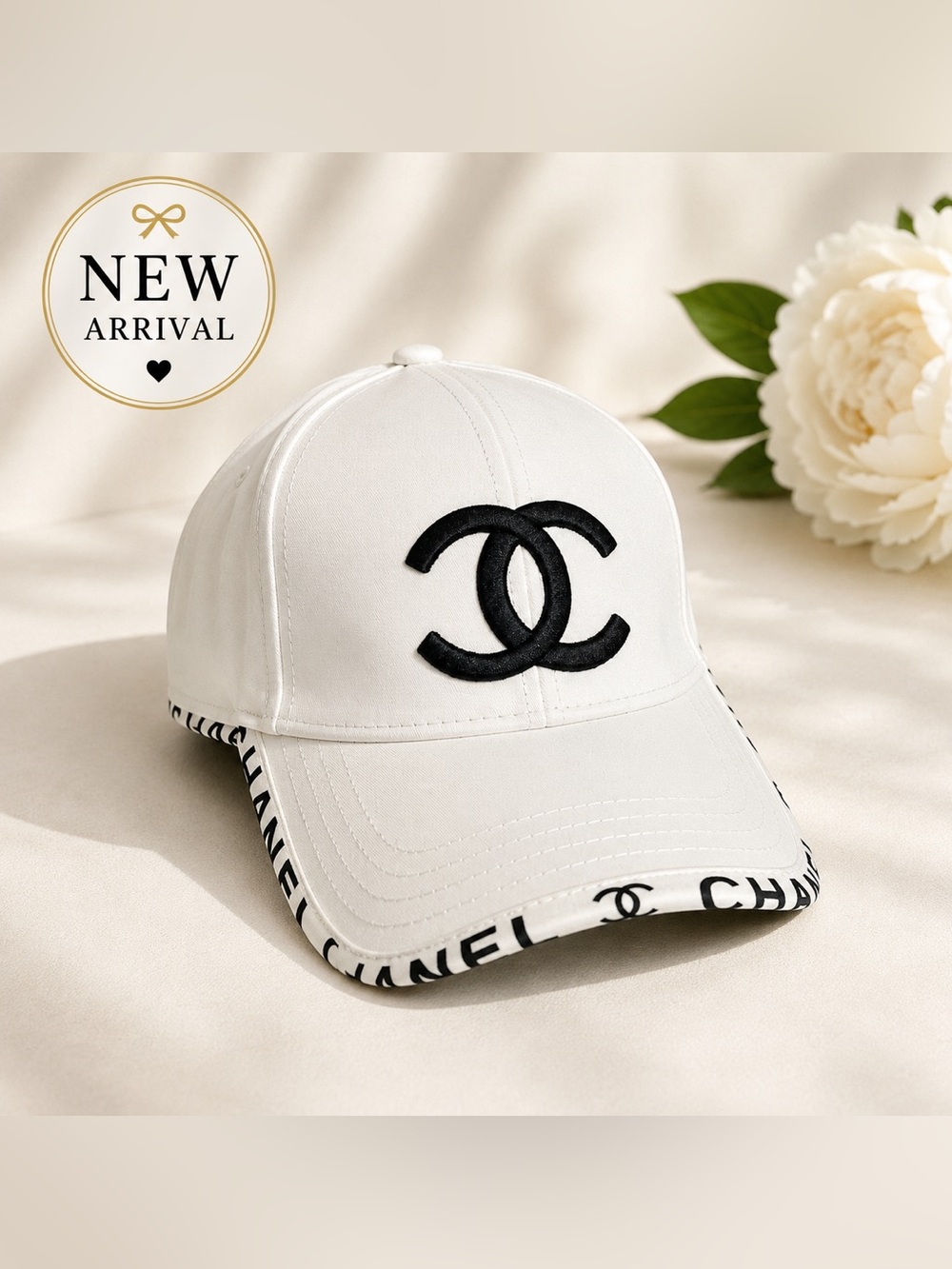 🧢 Women’s White Baseball Cap 🧢